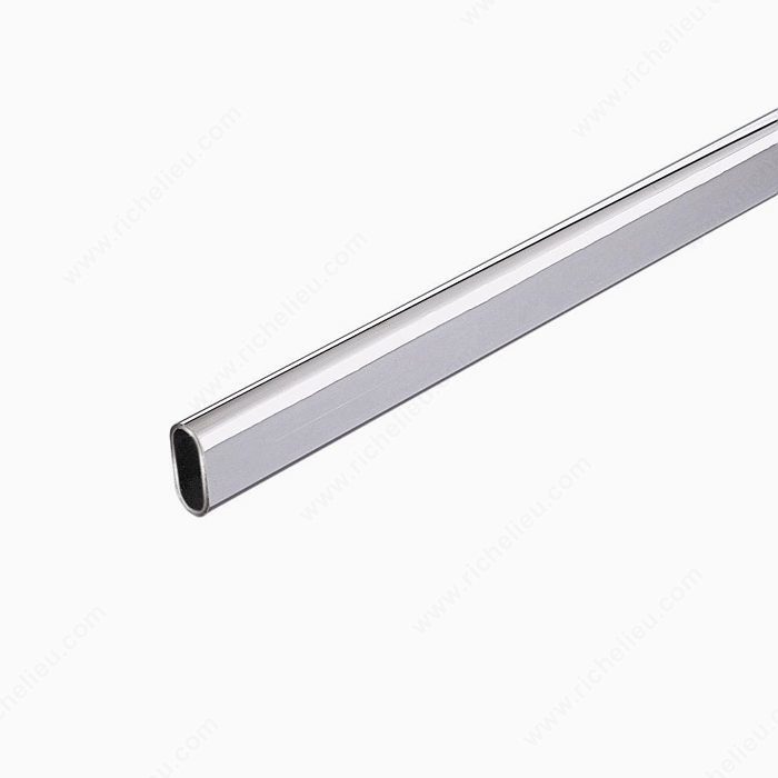 96" Closet Rod — Steel, Chrome Finish