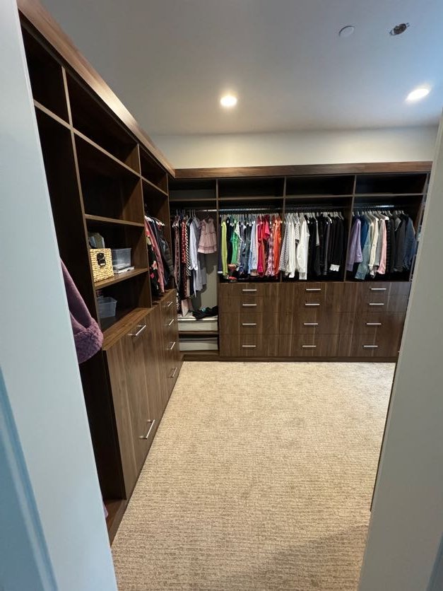 Master Closet in Tumble Creek — Closet Maestro project CM-148